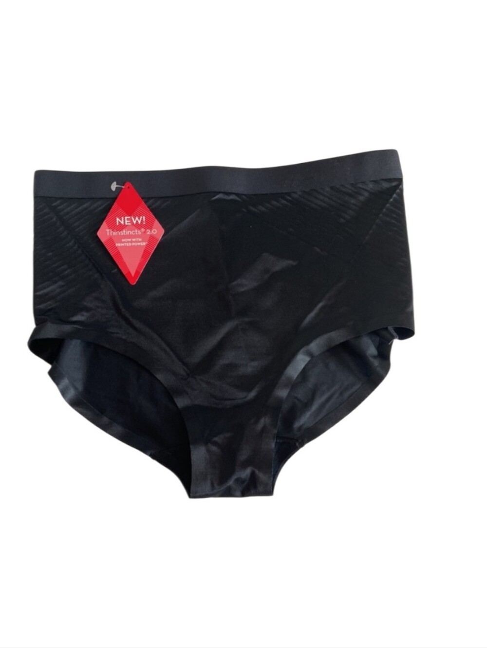 Spanx Thinstincts 2.O High-Waist Black Shaping Briefs Women's L Smooth NWT